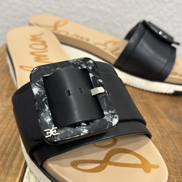 Sam Edelman Ariane Platform Slide Sandals Size 10 - Picture 3 of 8